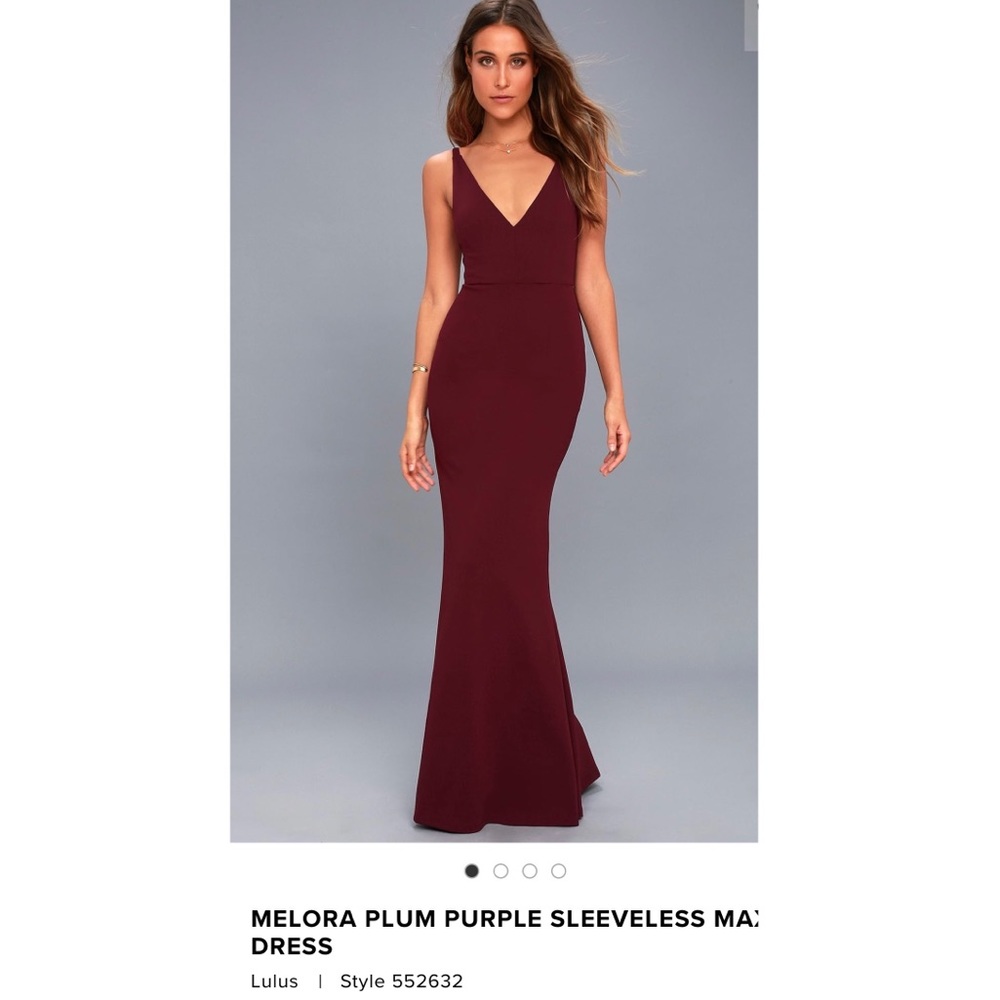 Melora plum purple maxi dress- Lulus